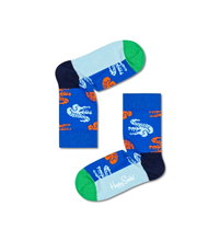 Happy Socks Tagessocke Crew Kids Crocodile (Krokodil) blau Kinder - 1 Paar