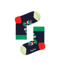 Happy Socks Tagessocke Kids Jumbo Jumbosaurus (Dinosaurier) dunkelblau Jungen/Mädchen - 1 Paar