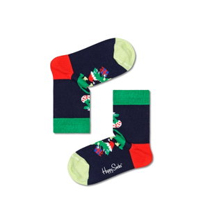 Happy Socks Daily Sock Kids Jumbo Jumbosaurus (Dinosaur) dark blue Boys/Girls - 1 Pair