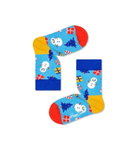 Happy Socks Daily Crew Kids Bring it on Sock blue Children - 1 Pair