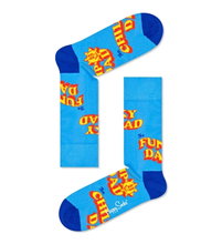 Happy Socks Tagessocke Crew Number One Dad hellblau - 1 Paar