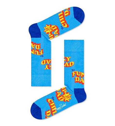 Happy Socks Tagessocke Crew Number One Dad hellblau - 1 Paar