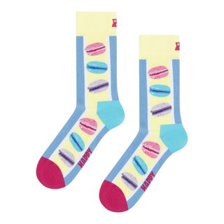 Happy Socks Tagessocke Crew Macarons hellblau - 1 Paar