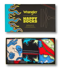 Happy Socks Skarpetki Dzienna Crew Wrangler Zestaw Prezentowy wielokolorowy <b>Opakowanie Prezentowe </b> - 3 Par