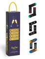 Happy Socks Tagessocke Crew Celebration (Cheers) <b>Geschenkbox </b> - 3 Paar