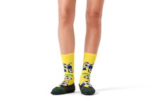 Happy Socks Daily Sock Crew Team Brazil Football Sneaker yellow/green - 1 pair