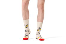 Happy Socks Daily Sock Crew Team Germany Football Sneaker beige - 1 Pair