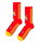 Happy Socks Tagessocke Crew Team Spain Football Sneaker rot/gelb - 1 Paar