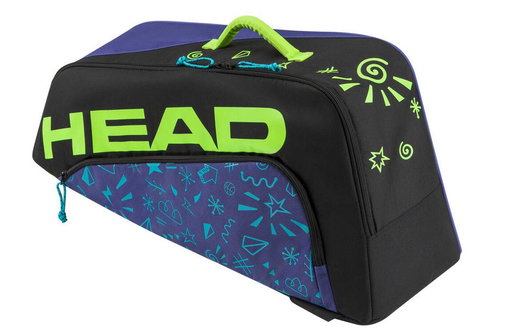 Head Tennis Racketbag Tour Racquet Bag Monster Kids/Junior (Racket bag) black/blue/lime