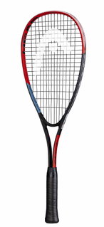 Head Kinder-Squashschläger Radical Ti #22 (175g/grifflastig) schwarz/rot - besaitet -