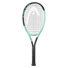 Head Kinder-Tennisschläger Boom 26in/245g (11-14 Jahre) 2024 schwarz/türkis - besaitet -