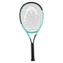 Head Dziecięca rakieta tenisowa Boom 25in/230g (9-12 lat) 2024 czarna/turkusowa - naciągnięta -