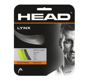 Besaitung mit Tennissaite Head Lynx gelb