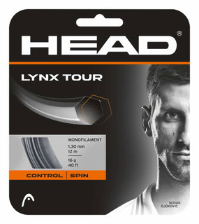 Head Tennissaite Lynx Tour (Kontrolle+Spin) grau 12m Set