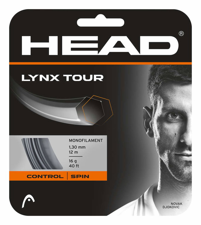 Head Tennis String Lynx Tour (Control+Spin) grey 12m Set