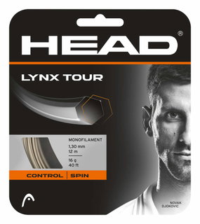 Head Tennissaite Lynx Tour (Kontrolle+Spin) champagnebraun 12m Set
