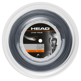 Head Tennissaite Lynx Tour (Kontrolle+Spin) grau 200m Rolle