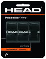 Head Overgrip Prestige Pro (klebrig, glatt) 0.6mm schwarz 3er