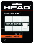 Head Overgrip Prestige Pro (sticky, smooth) 0.6mm white 3-pack