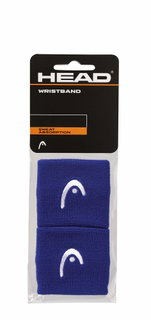 Head Schweissband Handgelenk Logo blau - 2 Stück