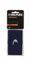 Head Schweissband Handgelenk Jumbo Logo navy - 2 Stück