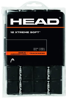 Head Overgrip Xtreme Soft 0.5mm schwarz 12er Clip-Beutel