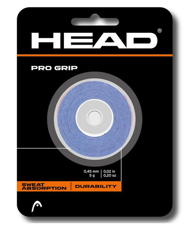Head Overgrip Pro Grip 0.45mm (with sand-treated surface) blue 3-pack