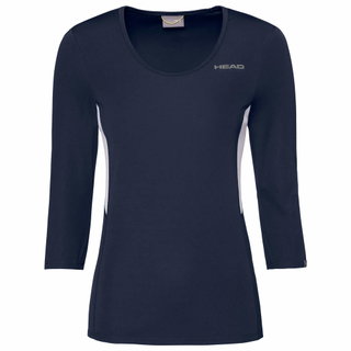 Head Tennis 3/4-Langarmshirt Club Tech dunkelblau Damen