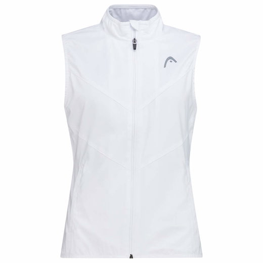 Head Tennisweste Club Vest (kühlendend, schnelltrocknend) weiss Damen