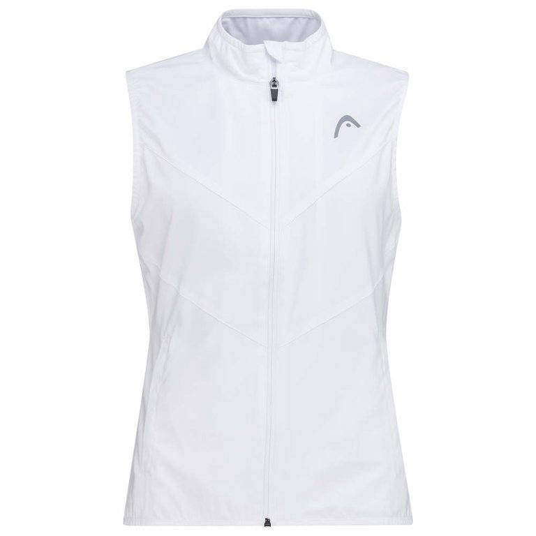Head Kamizelka tenisowa Club Vest (chłodząca, szybko schnąca) biała damska