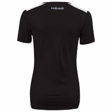 Head Tennis-Shirt Club Tech (Moisture Transfer Microfiber Technologie) schwarz Damen