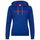 Head Kapuzenpullover Hoodie Club Rosie royalblau/rot Damen