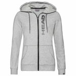 Head Kapuzenjacke (Hoodie) Club Greta grau meliert/schwarz Damen