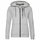Head Kapuzenjacke (Hoodie) Club Greta grau meliert/schwarz Damen