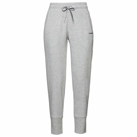 Head Spodnie tenisowe Pant Club Rosie długie szaro-melanzowe/czarne damskie
