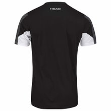 Head Tennis-Tshirt Club Technical (Moisture Transfer Microfiber Technologie) schwarz Jungen