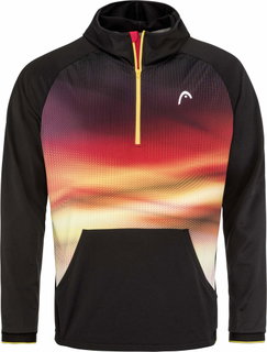 Head Bluza z kapturem DTB Power Hoodie czarna/czerwona dla chłopców