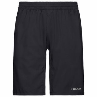 Head Tennishose Bermuda Club (UV-Schutz) kurz schwarz Jungen