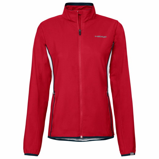 Head Tennisjacke Club rot Mädchen