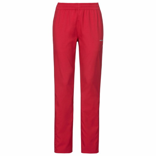 Head Tennishose Pant Club lang rot Mädchen