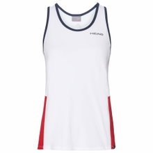 Head Tennis Tank Club white/red Girls