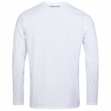 Head Tennis Long Sleeve Shirt Club Cliff (Cotton Blend) White Boys