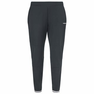 Head Tennis Pants Pant Breaker 2023 (comfortable, Moisture Transfer Microfiber Technology) long black Men