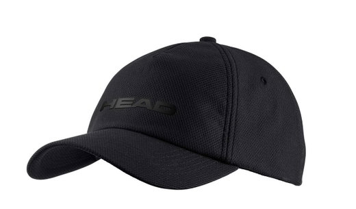 Head Cap Tennis Performance 2024 (Polyester, Klettverschluss) schwarz