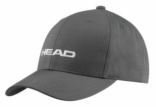 Head Cap Tennis Promotion (Baumwolle) anthrazitgrau