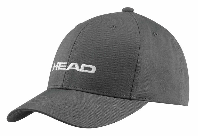 Head Cap Tennis Promotion (Baumwolle) anthrazitgrau