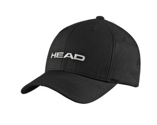 Head Cap Tennis Promotion (Baumwolle) schwarz