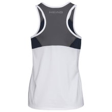 Head Tennis Tank Top Club (Racer Back, modern) white/navy blue girls