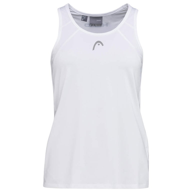 Head Tennis-Tank Top Club (Racer Back, modern) weiss/weiss Mädchen