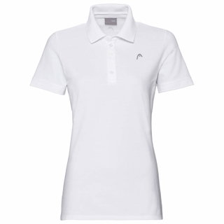Head Freizeit-Polo (100% Baumwolle) weiss Damen